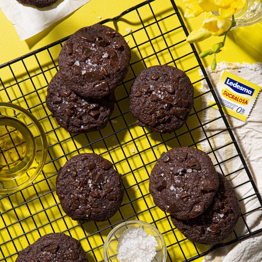 Cookies de chocolate con Sucralosa