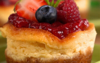 MINI CHEESECAKE DE FRUTOS ROJOS