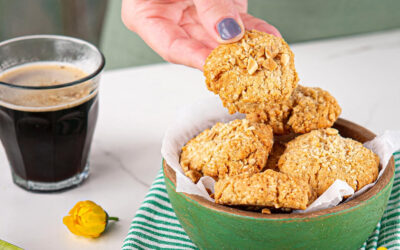 COOKIES DE MANÍ, COCO Y AVENA