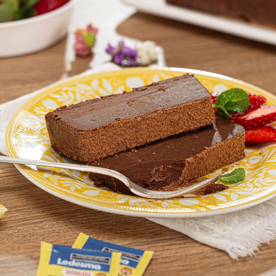 Postre de calabaza y chocolate vegano Postre de calabaza y chocolate vegano