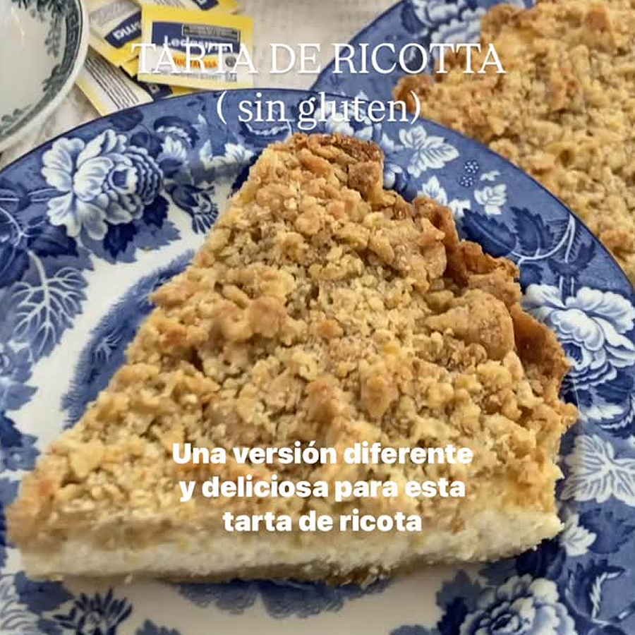 Tarta de ricota “sbriciolata” Tarta de ricota "sbriciolata"