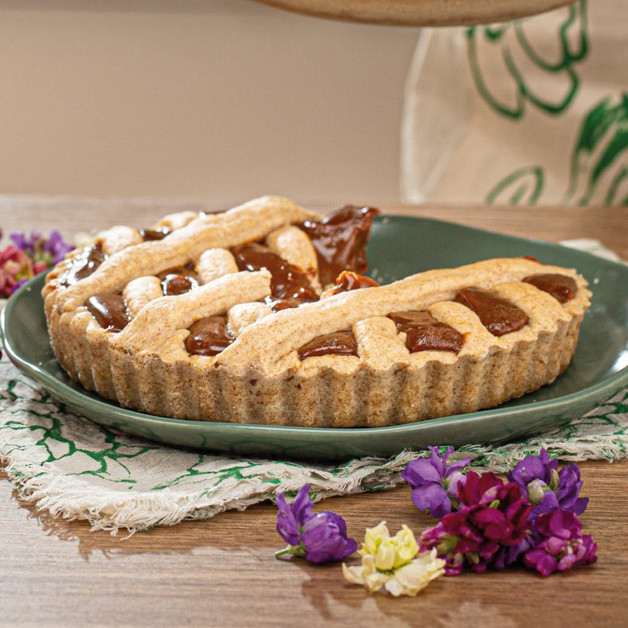 Pastafrola en dulce de leche Pastafrola en dulce de leche